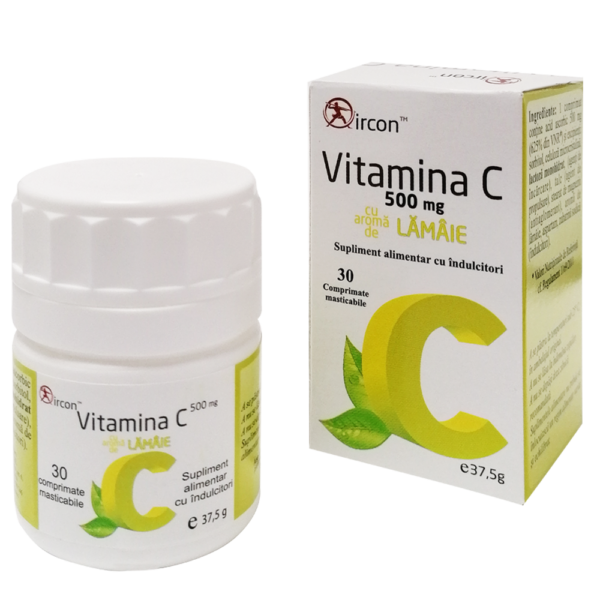 Vitamina C 500mg - 30 comprimate masticabile
